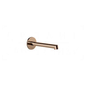 Gessi Ingranaggio Излив настенный 16,4 см, фиксированный, цвет: copper PVD 63403#030