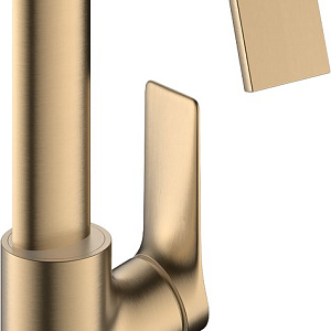 Hansgrohe Vivenis Смеситель для раковины высокий, с д/к, излив 13,9 см, цвет: шлифованная бронза 75030140