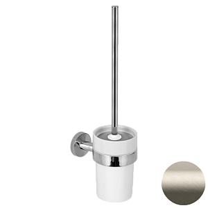 Remer Guest Ершик для унитаза подвесной, с керамической колбой, цвет: visual inox GS66XV