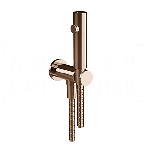Gessi Total Look Гидроершик без смесителя, шланг 125 см, цвет: copper PVD 45121#030