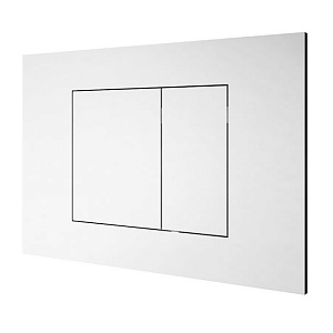 Almar WC Plate Кнопка смыва для бачка, цвет: matt white E330001.MW