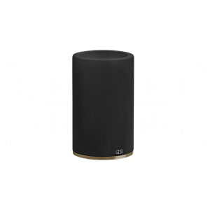 Gessi 316 Стакан настольный, керамический Neolite, цвет: black/deep bronze brushed PVD 54732#791