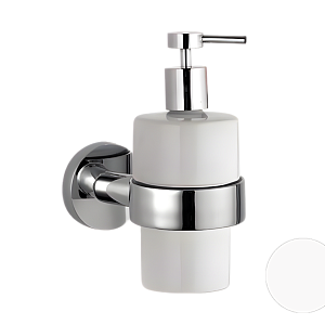 Remer Guest Дозатор для жидкого мыла, подвесной, керамическая колба, цвет: bianco opaco GS13BO