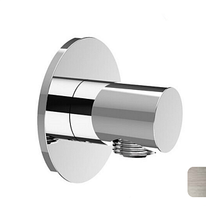 Almar Round Шланговое подключение для лейки с держателем, цвет: nickel brushed E095040.NB