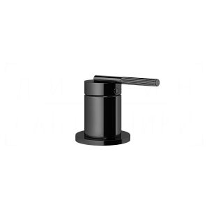 Gessi Ingranaggio Смеситель для раковины, без излива и донного клапана, цвет: black metal PVD 63600#706
