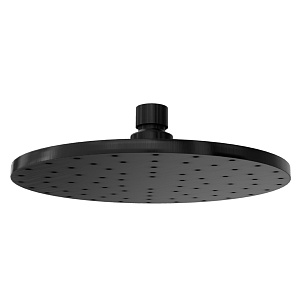 Remer Верхний душ 20 см, 1 вид струи, без кронштейна, цвет: nero spazzolato PVD 359MM20GMX