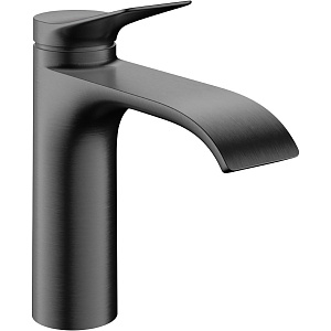 Hansgrohe Vivenis Смеситель для раковины, без д/к, излив 14,6 см, цвет: шлифованный черный хром 75024340