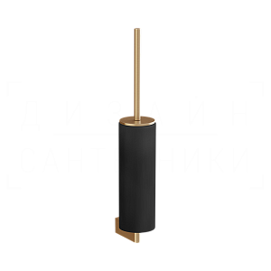 Gessi Origini Ершик для унитаза подвесной, колба Neolite, цвет: black/warm bronze brushed PVD 66420#726