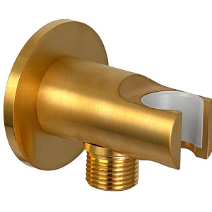 Remer Шланговое подключение с держателем душа, цвет: oro spazzolato 337MBG