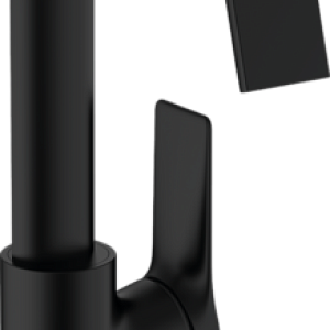 Hansgrohe Vivenis Смеситель для раковины однорычажный 210 с поворотным изливом, цвет: матовый черный 75030670