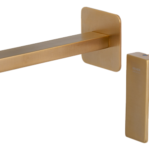 Remer Absolute Смеситель для раковины встраиваемый, излив 23 см, цвет: oro spazzolato AU15PLBG