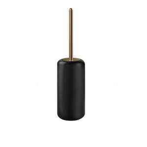 Gessi Goccia Ершик для унитаза напольный, колба Gres, цвет: black/deep bronze brushed PVD 38044#791