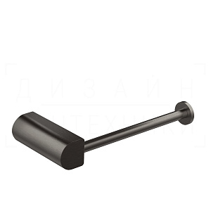 Gessi Rilievo Держатель туалетной бумаги открытый, подвесной, цвет: black metal brushed PVD 59455#707