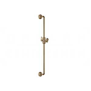 Gessi Venti20 Душевая штанга 86,5 см, с держателем для лейки, цвет: warm bronze brushed PVD 65145#726