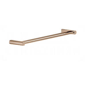 Gessi Rilievo Полотенцедержатель двойной 62,8 см, подвесной, цвет: copper PVD 59405#030