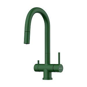 Omoikiri Akita-S-RG Смеситель для кухни с гибким изливом и возм. подкл. фильтр, Royal Green 4994437