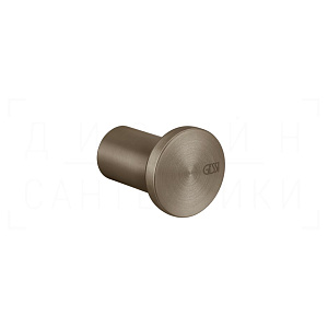 Gessi 316 Крючок для полотенец одинарный, подвесной, цвет: coffee bronze brushed PVD 54821#761