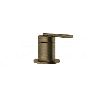 Gessi Ingranaggio Смеситель для раковины, без излива и донного клапана, цвет: antique brass 63600#713