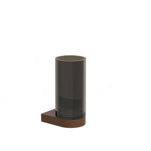 Gessi Perle Стакан подвесной, стеклянный, цвет: dark bronze 74816#845