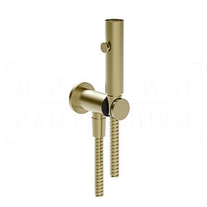 Gessi Total Look Гигиенический душ без смес., предохр. клапан, шланг 125 см, цвет: brushed brass PVD 45123#727