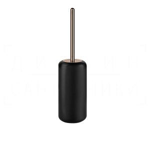 Gessi Goccia Ершик для унитаза напольный, с кермической колбой Gres, цвет: black/copper PVD 38044#030