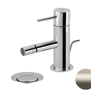 Remer X Style Смеситель для биде, с донным клапаном, цвет: visual inox X20XV