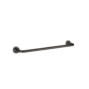 Gessi Venti20 Полотенцедержатель 46,5 см, подвесной, цвет: black metal brushed PVD 65500#707