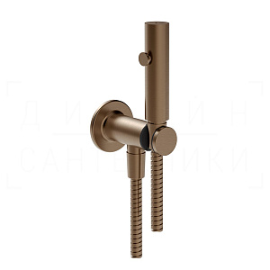 Gessi Inciso Гидроершик без смесителя, шланг 125 см, цвет: copper brushed PVD 58151#708