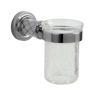 Boheme Murano Стакан подвесной, стеклянный полупрозрачный, цвет: chrome 10904-W-CR