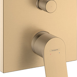Hansgrohe Vivenis Смеситель для душа встраиваемый на 2 потр, внешняя часть, цвет: шлифованная бронза 75416140