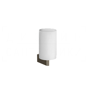 Gessi Origini Стакан подвесной, керамический Neolite, цвет: white/nickel PVD 66407#720