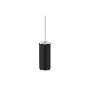 Gessi Inciso Ершик для унитаза напольный, с кермической колбой Neolite, цвет: black/matte white 58544#279