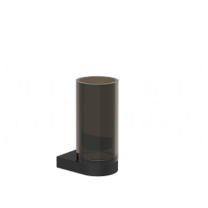 Gessi Perle Стакан подвесной, стеклянный, цвет: matte black 74816#299