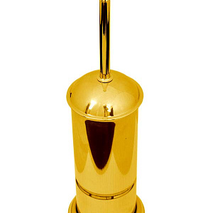 Boheme Chiaro Ершик для унитаза напольный с латунной колбой, цвет: gold 10509