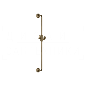 Gessi Venti20 Душевая штанга 86,5 см, с держателем для лейки, цвет: deep bronze brushed PVD 65145#791