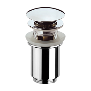 Remer Донный клапан click-clack с переливом, цвет: cromo 905CC114
