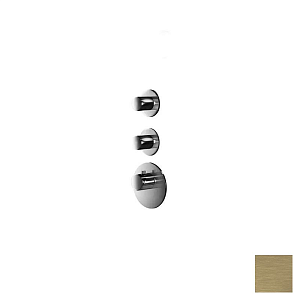 Almar High Flow Round Термостат для душа, внешняя часть на 2 потреб., цвет: PVD brushed high brass E180032.HB