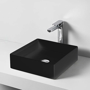 ArtCeram Scalino Раковина чаша 38x38x11,5h см, без перелива, цвет: glossy black SCL001 03 00