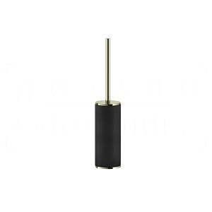 Gessi Inciso Ершик для унитаза напольный, с кермической колбой Neolite, цвет: black/nickel PVD 58544#720