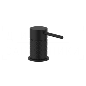 Gessi 316 Intreccio Смеситель для раковины, без излива и донного клапана, цвет: matte black 54105#299