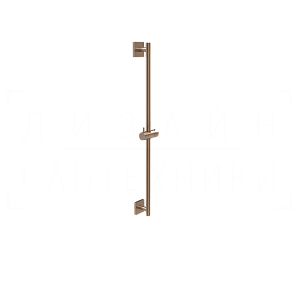 Gessi Rilievo Душевая штанга 86 см, с держателем для лейки, цвет: copper brushed PVD 59244#708