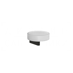 Gessi Origini Мыльница с керамической чашей Neolite, подвесная, цвет: white/aged bronze 66401#187