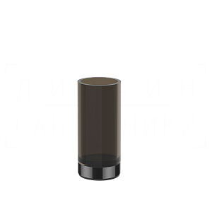 Gessi Perle Стакан настольный, стеклянный, цвет: black metal PVD 74833#706
