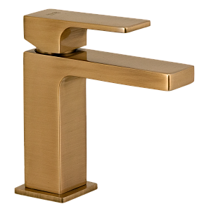 Remer Absolute Смеситель для раковины, без д/к, высота излива 11,4 см, цвет: vecchio ottone AU12VO