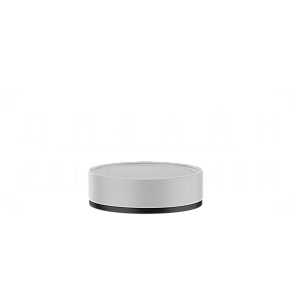 Gessi Inciso Мыльница с керамической чашей Neolite, настольная, цвет: white/aged bronze 58525#187