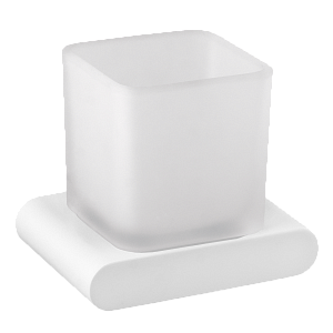 Remer Lounge Стакан подвесной, из матового стекла, цвет: bianco opaco LN15BO