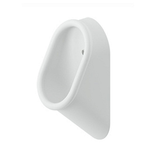 ArtCeram Babila Писсуар подвесной со скрытым подводом воды, покрытие Saniglaze, цвет: matt white BRO001 05 00