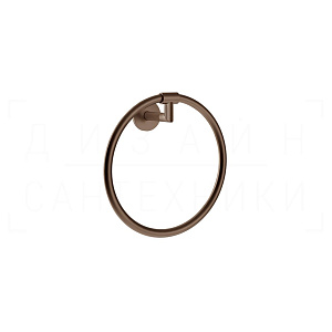 Gessi Ingranaggio Полотенцедержатель кольцевой d22,2 см, подвесной, цвет: copper brushed PVD 63909#708