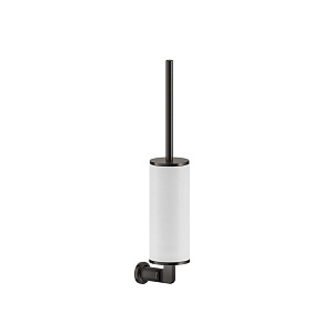 Gessi Inciso Ершик для унитаза подвесной с латунной колбой, цвет: black metal brushed PVD 58519#707