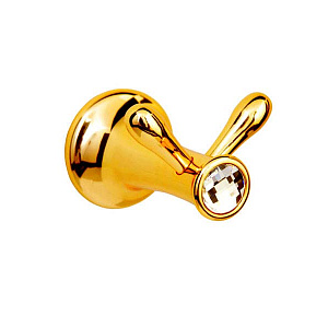 Boheme Chiaro Крючок для полотенец двойной, подвесной, цвет: gold 10506